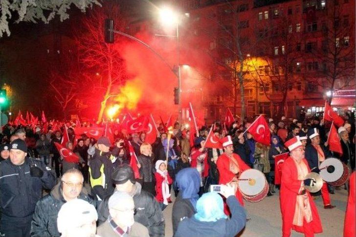 Kastamonu’da Çanakkale Şehitleri İçin Saygı Yürüyüşü G2