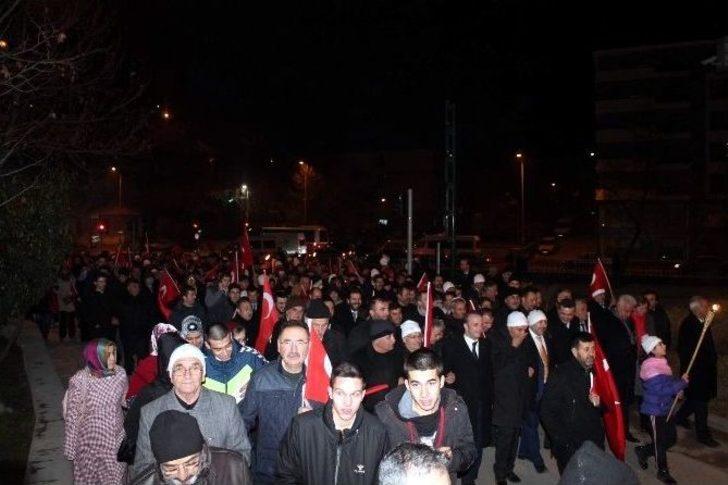 Kastamonu’da Çanakkale Şehitleri İçin Saygı Yürüyüşü G4