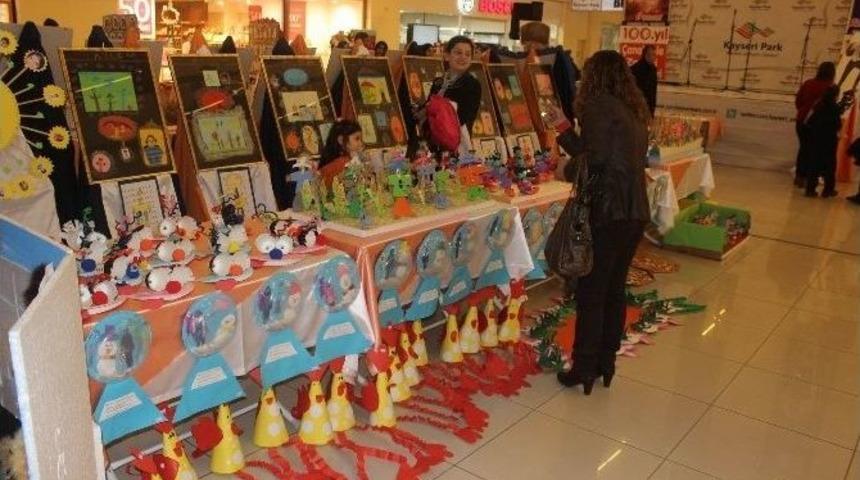 Tekden Koleji &Ouml;ğrencilerinden Anlamlı Sergi