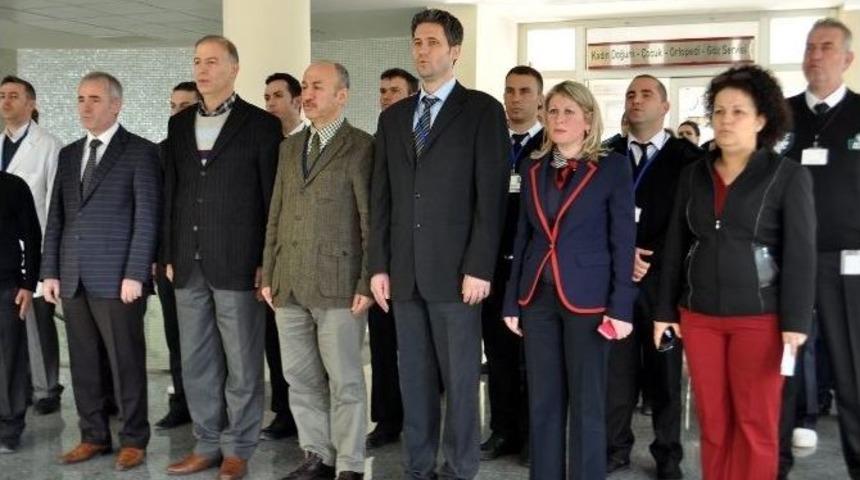Mudanya Devlet Hastanesi &Ccedil;anakkale Şehitlerini Andı