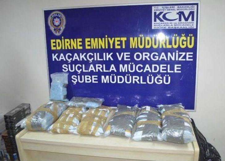 Organize Uyuşturucu Şebekesi Edirne’de Çökertildi G3