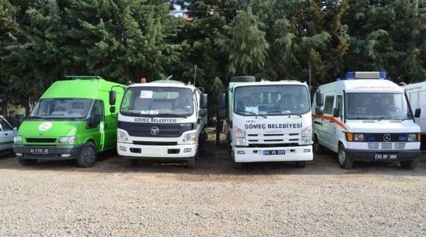 G&ouml;me&ccedil; Belediyesinin Ara&ccedil; Parkı Genişliyor