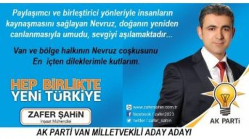 Ak Partili Şahin’den Nevruz Mesajı