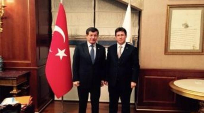Başkan Kobal, Başbakan Davutoğlu İle G&ouml;r&uuml;şt&uuml;