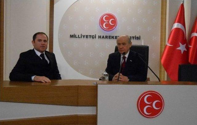 Eskişehir Mhp Teşkilatından Genel Başkan Dr. Devlet Bahçeli’ye Ziyaret