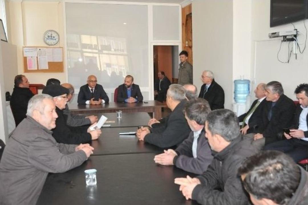 Bilgin Muhtarlar Derneğini Ziyaret Etti