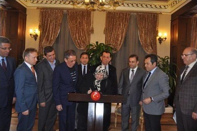 Korkuteli Zeynep - Mustafa Kemer Ortaokulu Protokol&uuml; İmzalandı 2