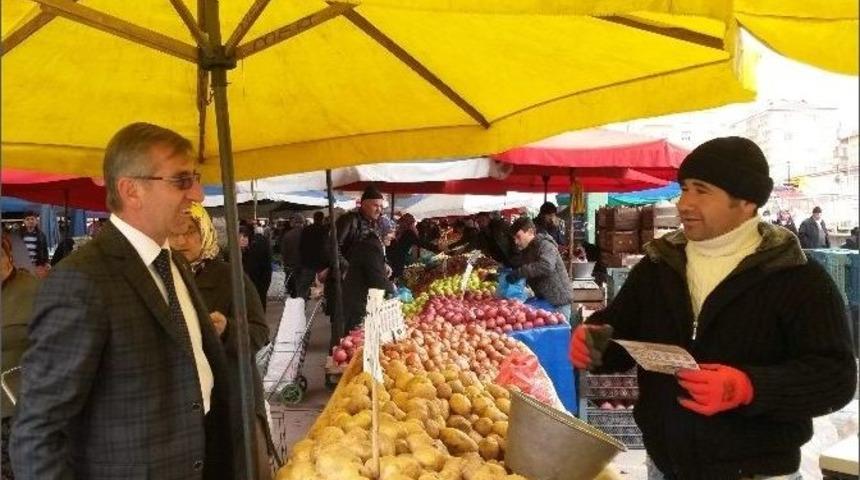 Bozkurt&rsquo;tan Pazarcı Esnafına Ziyaret