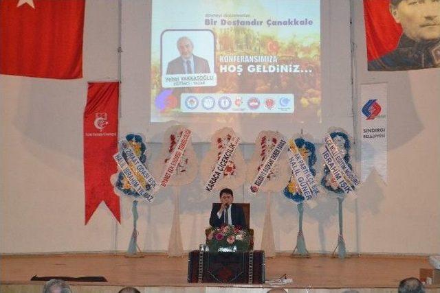 Sındırgı’da Çanakkale Konferansı