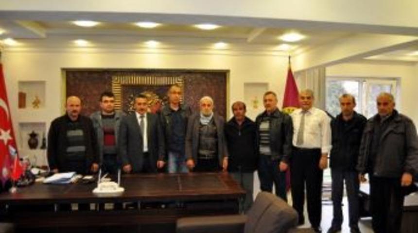 &Ccedil;etinkaya&rsquo;dan Belediye Başkanı Tutal&rsquo;a Ziyaret