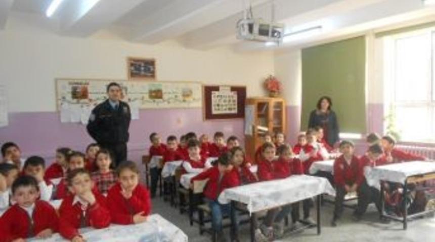 Malkara Polisi &Ouml;ğrencilere Trafik Kurallarını Anlattı