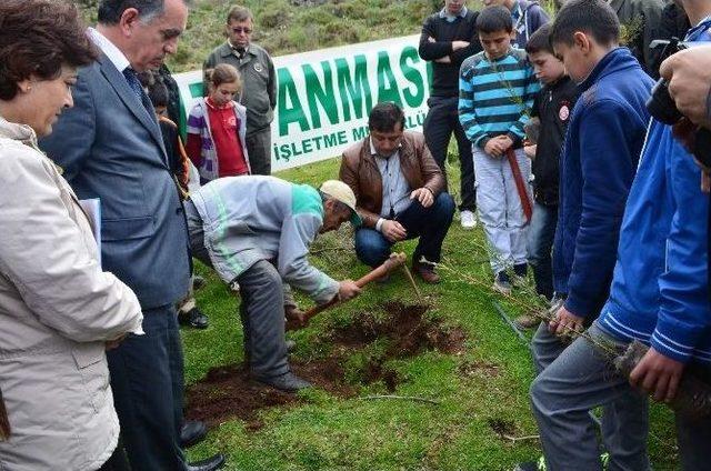 Ortaca’da Öğrenciler Bin Fidanı Toprak İle Buluşturdu