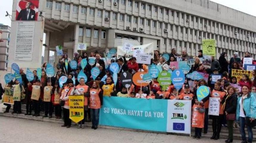 Zonguldak'ta &Ccedil;evreciler Suyun &Ouml;nemine Dikkat &Ccedil;ekti