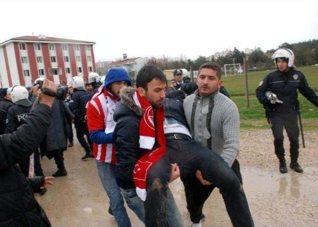 Tokat ta Amat&ouml;r Ma&ccedil; Sonrası Olay &Ccedil;ıktı 1