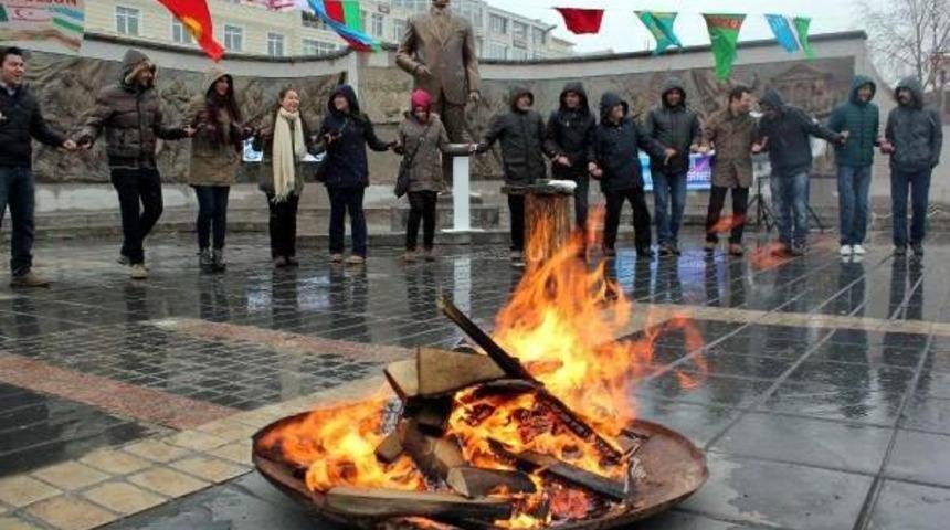 Kayseri&rsquo;De Kar Altında Nevruz Coşkusu
