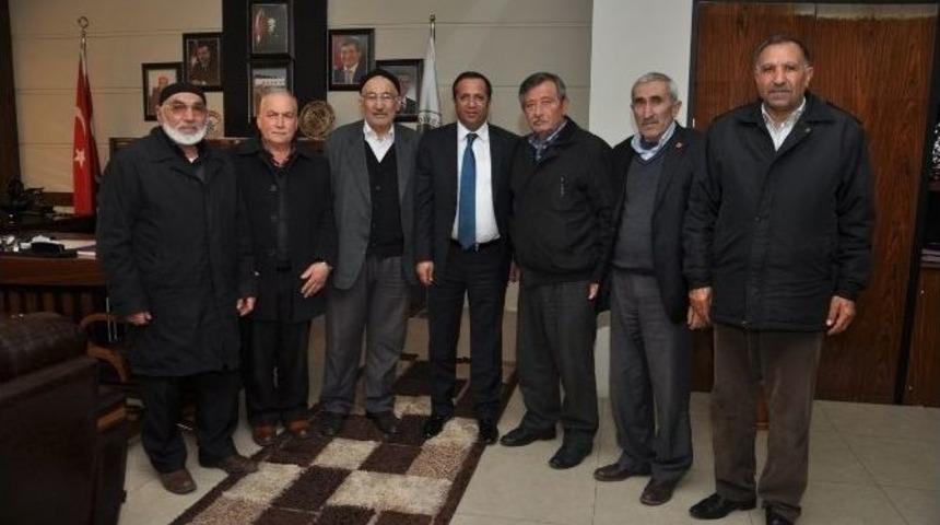 Gaziler Başkan Toltar&rsquo;ı Ziyaret Etti