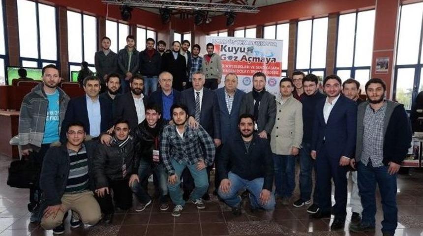 Başkan To&ccedil;oğlu &lsquo;kamp&uuml;s&rsquo;ten Afrika&rsquo;ya 1 Kuyu 1 G&ouml;z A&ccedil;ma&rsquo; Standını Gezdi