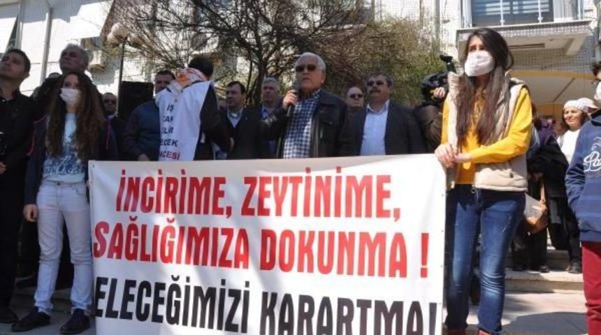 Germencik'te, &Ccedil;evreye Zarar Veren Jeotermal Tepkisi