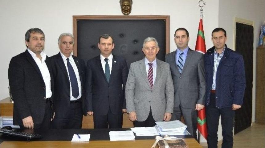 &Ccedil;erkezk&ouml;y Ticaret Odası&rsquo;ndan Yeni G&uuml;mr&uuml;k M&uuml;d&uuml;r&uuml;&rsquo;ne Ziyaret