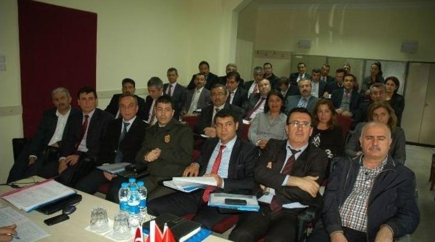 Manavgat İl&ccedil;e Koordinasyon Kurulu Toplandı