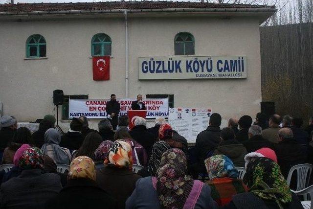 Güzlük Köyünde, Şehitleri Anma Töreni Düzenlendi