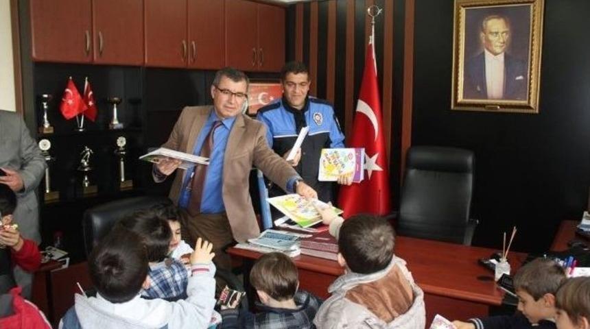 Didim İl&ccedil;e Emniyet M&uuml;d&uuml;r&uuml; Aytekin Minikleri Ağırladı