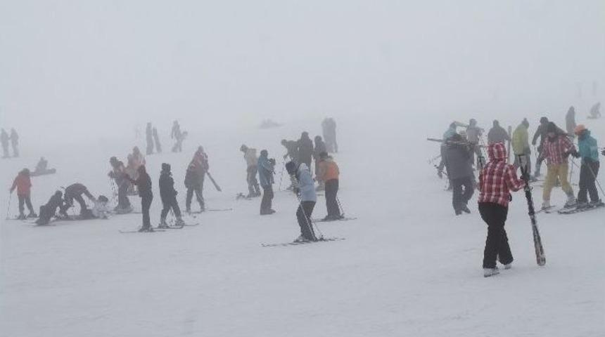 Erciyes&rsquo;te Kayak Sezonu Uzadı