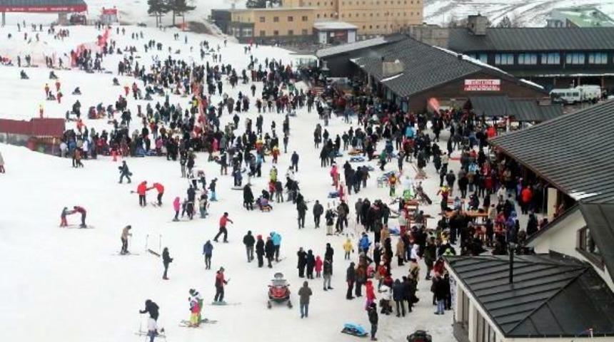 Kar Yağışıyla Erciyes'te Kayak Sezonu Uzadı