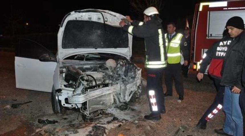 Alkollü Sürücü Polisten Kaçarken Kaza Yaptı