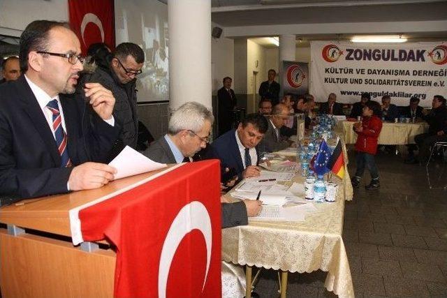 Almanya- Zonguldaklılar Derneği Başkanı Karakulak Yeniden Güven Tazeledi