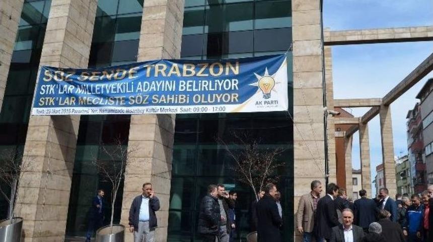 Trabzon&rsquo;da Sivil Toplum &Ouml;rg&uuml;tleri Ak Parti İ&ccedil;in Sandık Başına Gitti