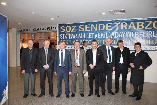 Trabzon’da Sivil Toplum Örgütleri Ak Parti İçin Sandık Başına Gitti