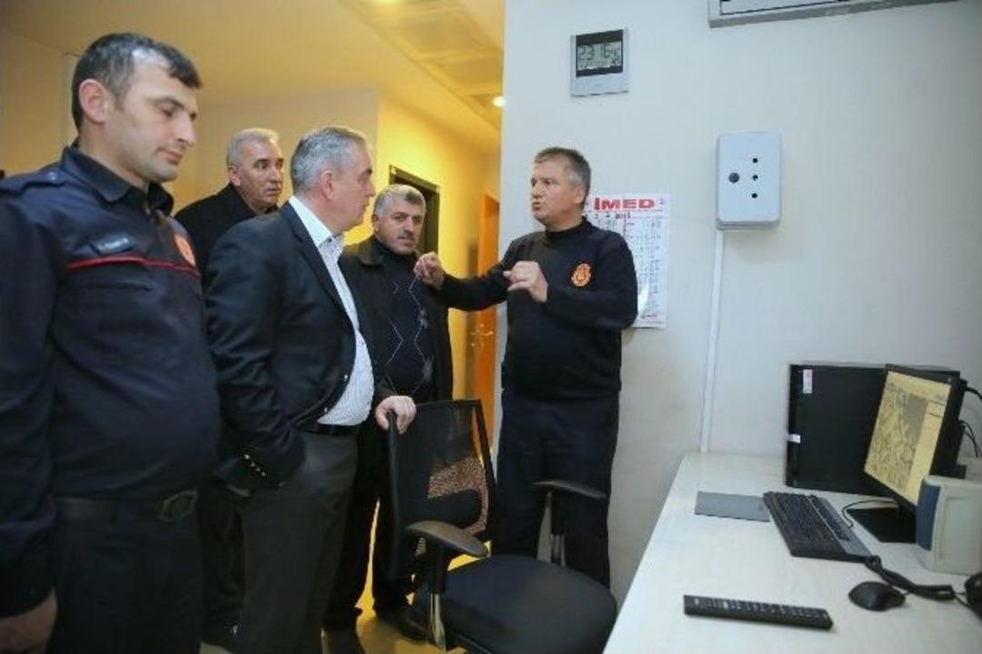 Başkan Aydın&rsquo;dan İtfaiye Ziyareti