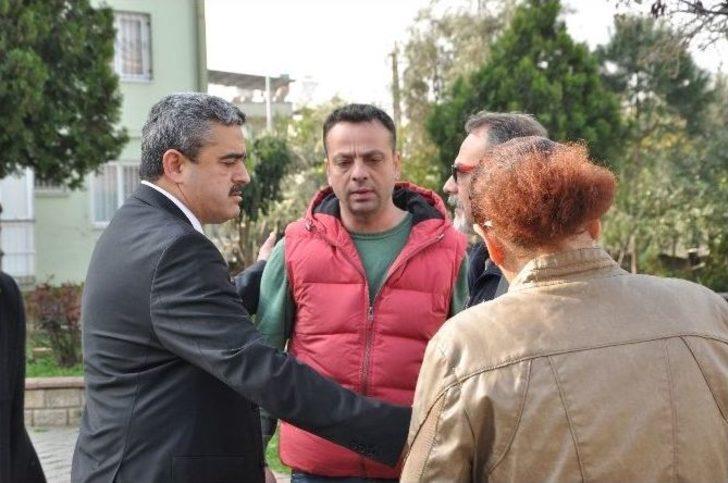 Yangından Zarar Gören Yaşlı Çifte Başkan Alıcık Sahip Çıktı G3