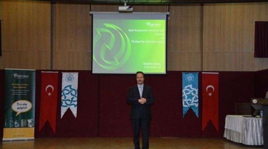 Tekirdağ&rsquo;da Eğitimciler Geri D&ouml;n&uuml;ş&uuml;m Konusunda Eğitildi