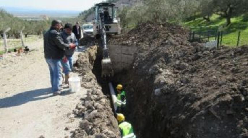 Maski Kırkağa&ccedil;&rsquo;ta İsale Hattını Yeniledi