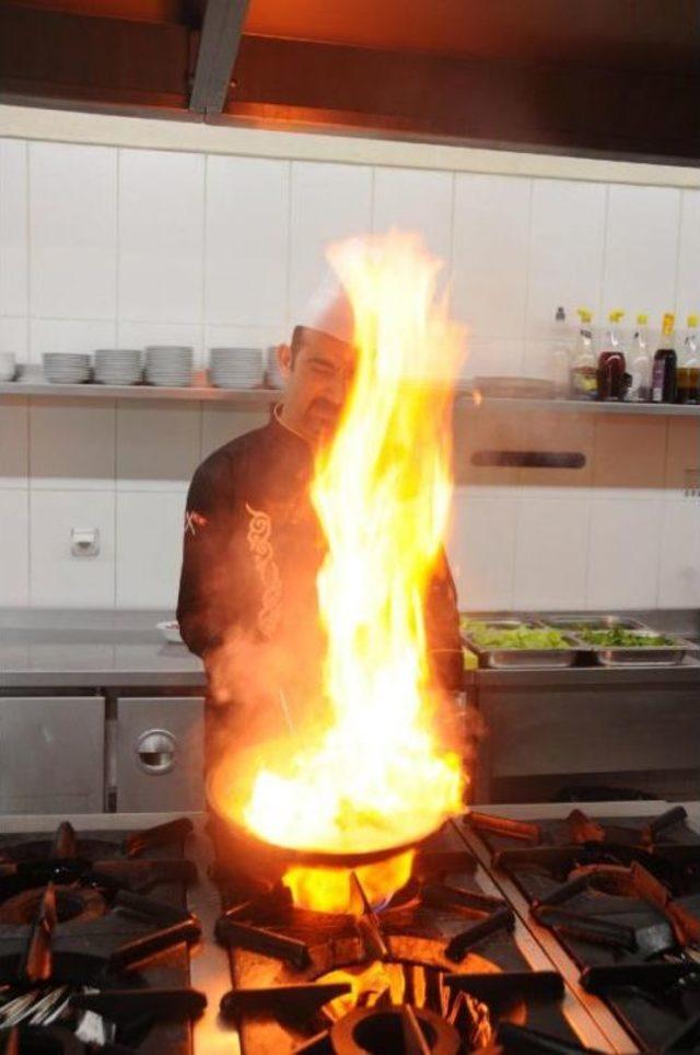 Gaziantep’Te Enginardan Kebap Yapıldı