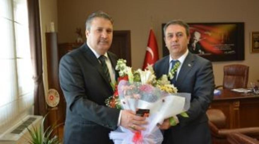 Başkan &Ccedil;er&ccedil;i&rsquo;den Başsavcı Şimşek&rsquo;e Hayırlı Olsun Ziyareti