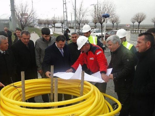 Develi İlçesinde Doğalgaz Çalışmalarına Başlandı