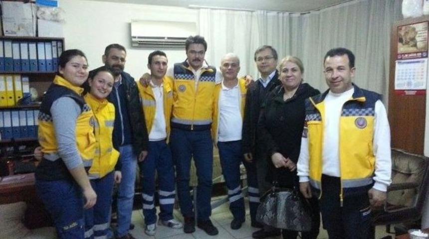 Aydın T&uuml;rkav, Acil Tıp Teknisyenlerinin(att) G&uuml;n&uuml;n&uuml; Kutladı