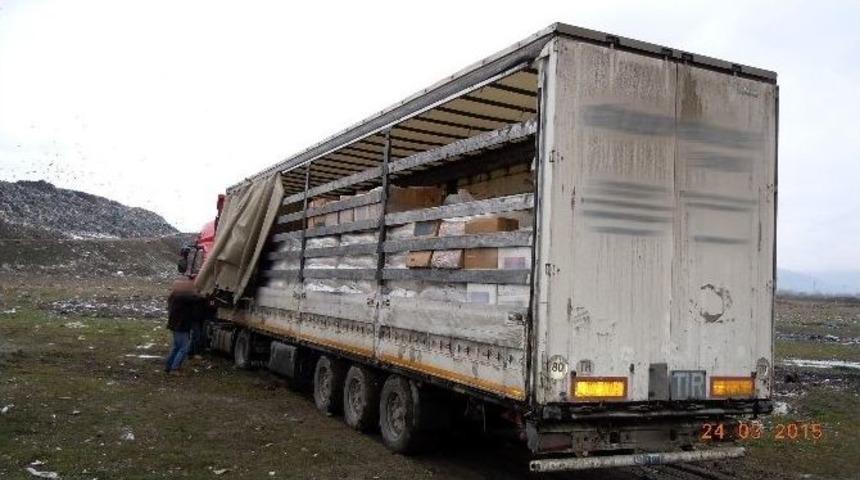 Erzincan&rsquo;da 97 Bin 500 Paket Ka&ccedil;ak Sigara Ele Ge&ccedil;irildi