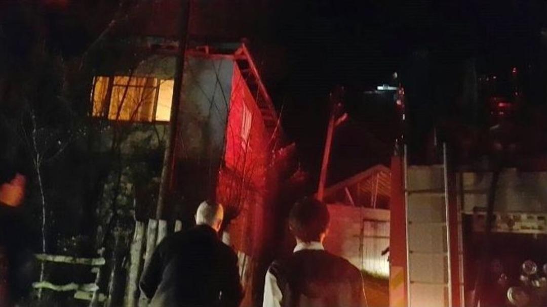 Bartın&rsquo;da Yalnız Yaşayan Yaşlı Adamın Evi Yandı