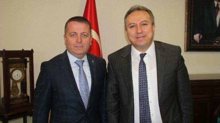 Sarıoğlu Vali Fidan&rsquo;ı Ziyaret Etti