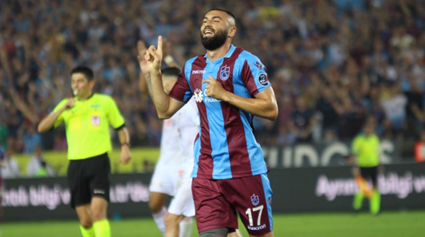 Trabzonspor'da Burak Yılmaz Galatasaray maçını bekliyor
