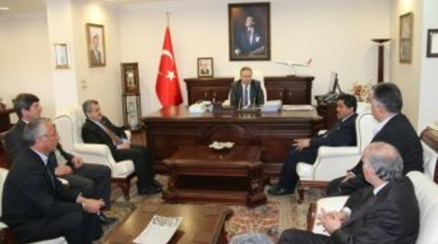 Ziraat Odasından Vali Fidan&rsquo;a Hayırlı Olsun Ziyareti