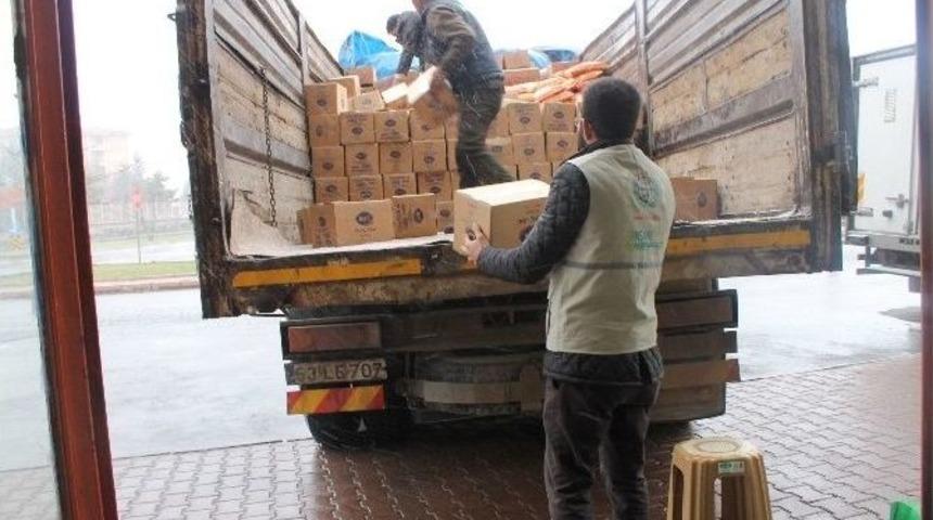 Kayseri&rsquo;den, Suriye&rsquo;ye Yardım Eli Uzandı