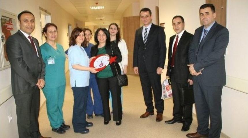 Uysal&rsquo;dan Devrek Devlet Hastanesine Ziyaret