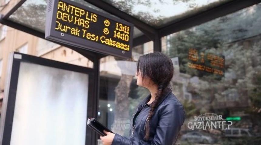 Gaziantep&rsquo;te &ldquo;otob&uuml;s&uuml;m Nerede&rdquo; Uygulaması Başladı