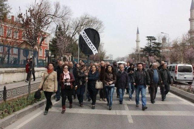 Edirne’de Basın Derneklerinden ’akreditasyon’ Eylemi