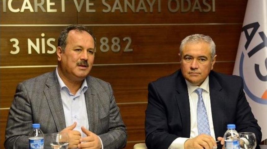 T&uuml;rkiye Ticaret Ve Sanayi Şurası İl Hazırlık Toplantısı Atso&rsquo;da Yapıldı